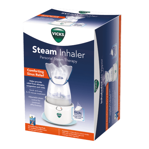 Vicks Personal Steam Inhaler Packaging