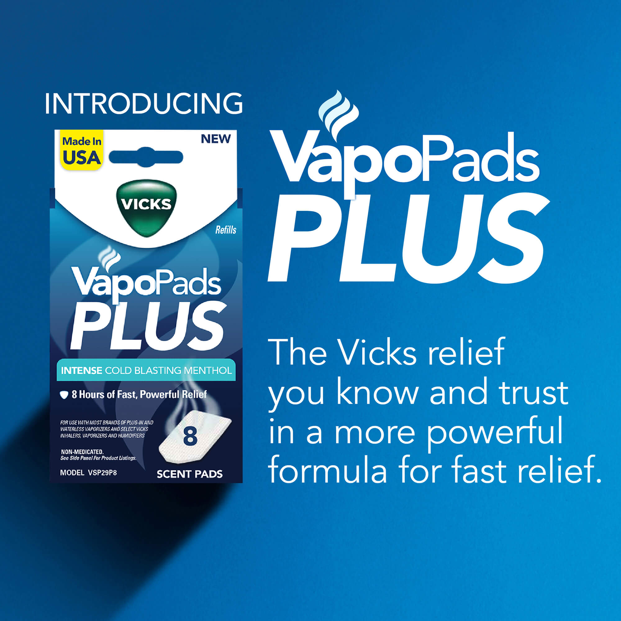 VapoPads Plus fast relief