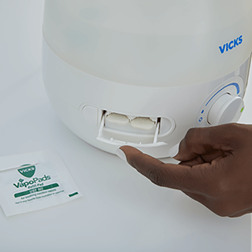 Vicks Cool Mist Mini Humidifier compartment for VapoPads